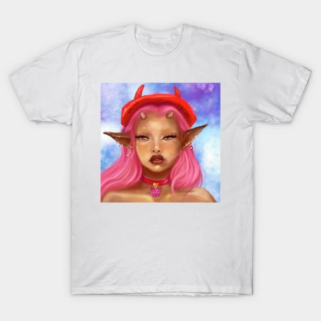 Hair like sky T-Shirt by gcogle